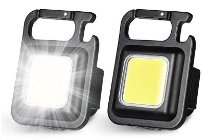 Mini LED Flashlight Keychain Multifunctional Portable COB Camping Lamps